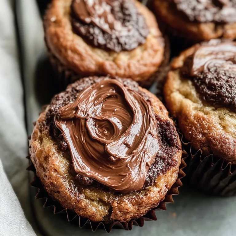 Nutella Banana Muffins
