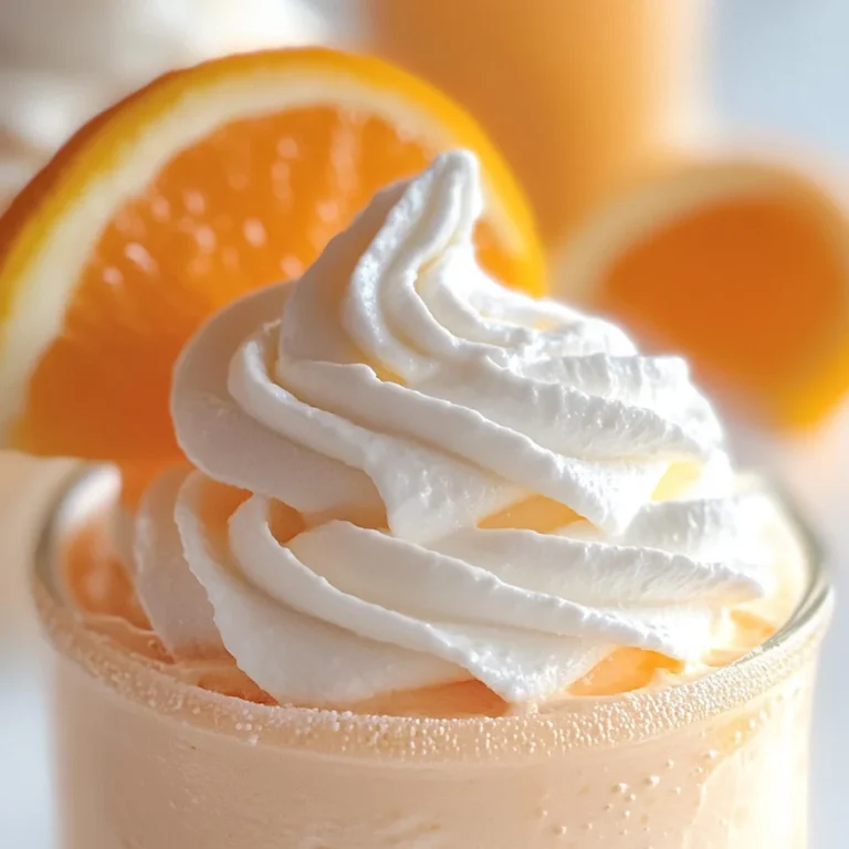 Orange Creamsicle Mousse