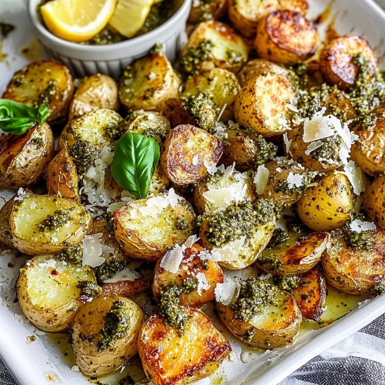 Parmesan Pesto Roasted Potatoes
