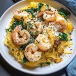 Quick Spaghetti Squash Shrimp Scampi Recipe