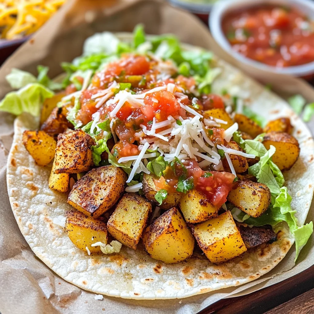 Spicy Potato Soft Taco Recipe