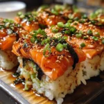 Spicy Salmon Sushi Bake Recipe
