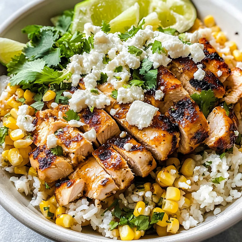 Street Corn Chicken Rice Bowl - Flavorful & Easy Recipe