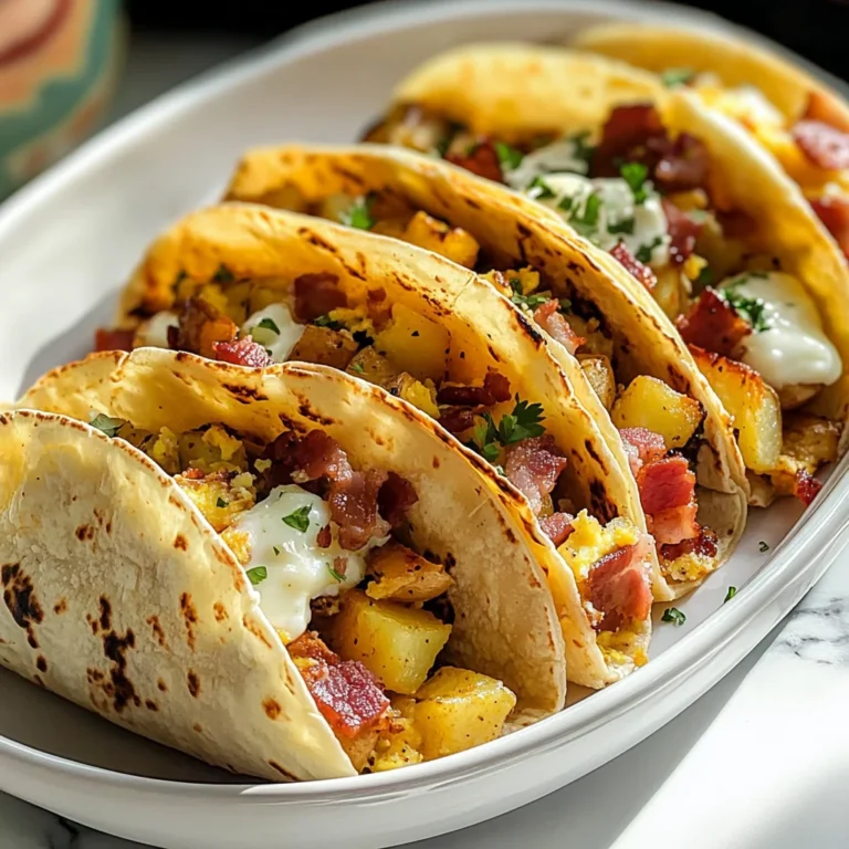 Tasty Baked Breakfast Tacos