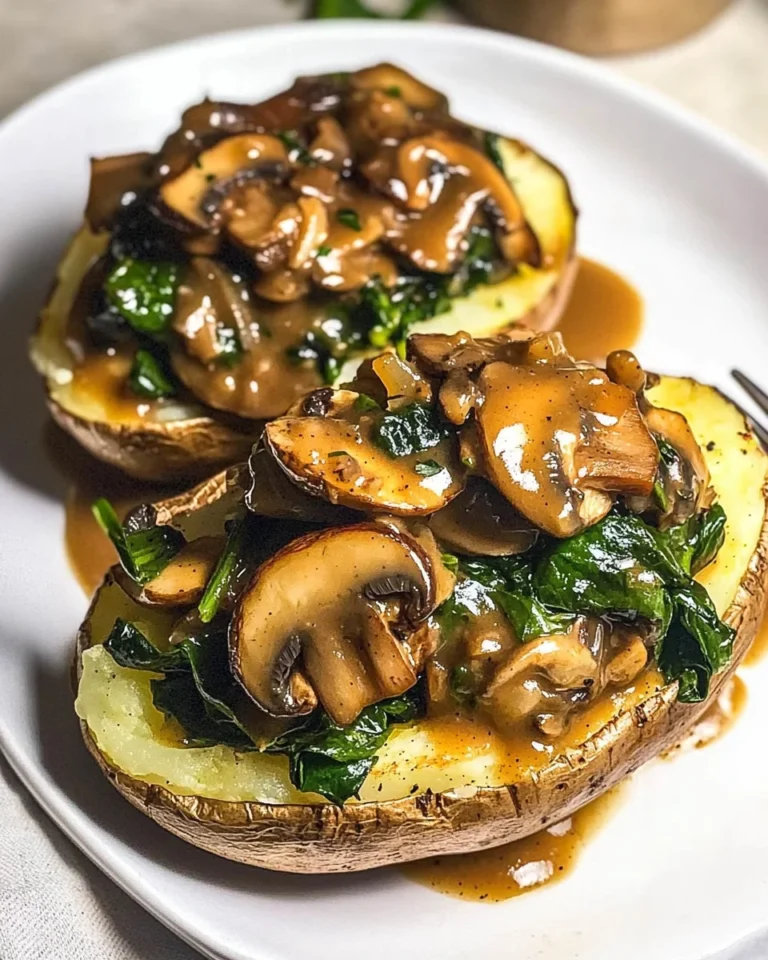 The Ultimate Stuffed Baked Potatoes with Mushrooms