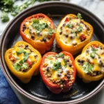 Vegetarian Stuffed Peppers - Mexican-Style