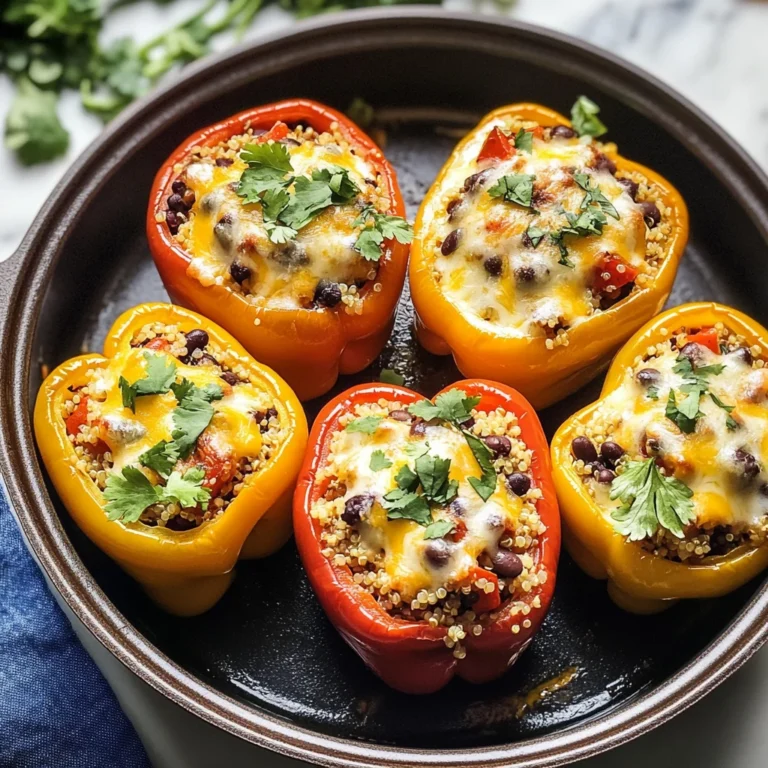 Vegetarian Stuffed Peppers - Mexican-Style