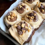 chocolate peanut butter sweet rolls