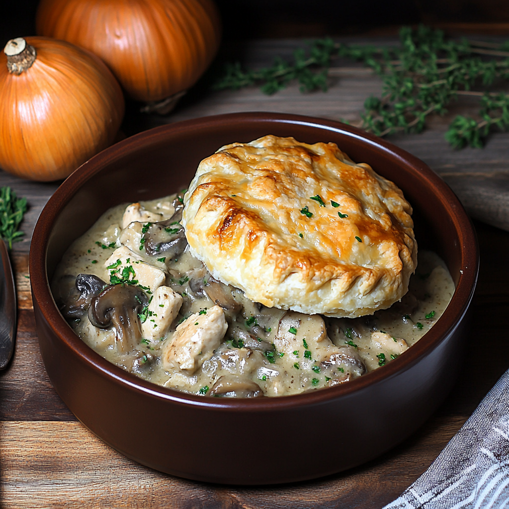 Chicken and Mushroom Pot Pie