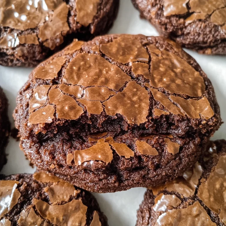 20 Minute Fudgy Chocolate Brownie Cookies