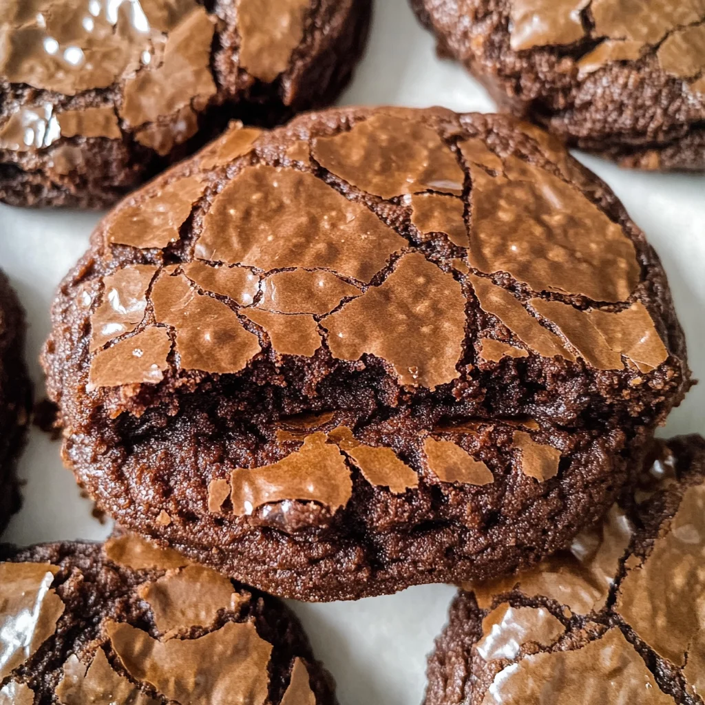 20 Minute Fudgy Chocolate Brownie Cookies
