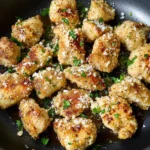 Air Fryer Garlic Parmesan Chicken Bites