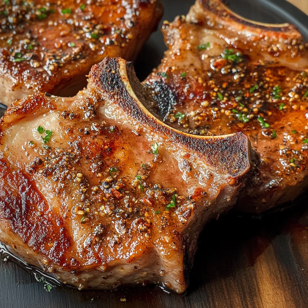 Air Fryer beef Chops
