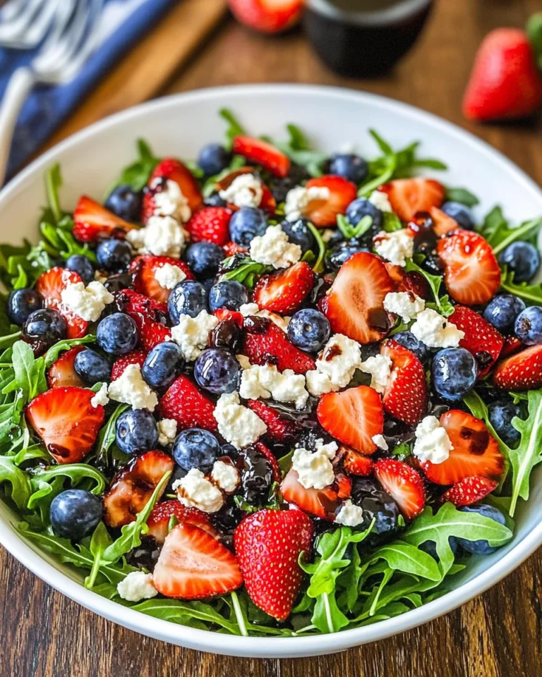 Arugula Salad with Berries
