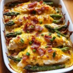 Asparagus & Bacon Chicken Potato Casserole