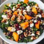 Autumn Harvest Grain Salad with Cranberries