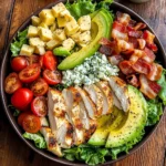 Best Cobb Salad Recipe with Chicken and Bacon