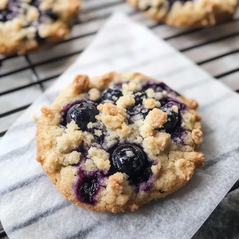 Blueberry muffin cookies -Crumbl copycat