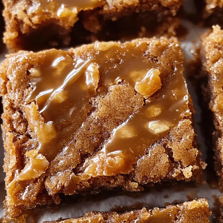 Brown Butter Toffee Blondies
