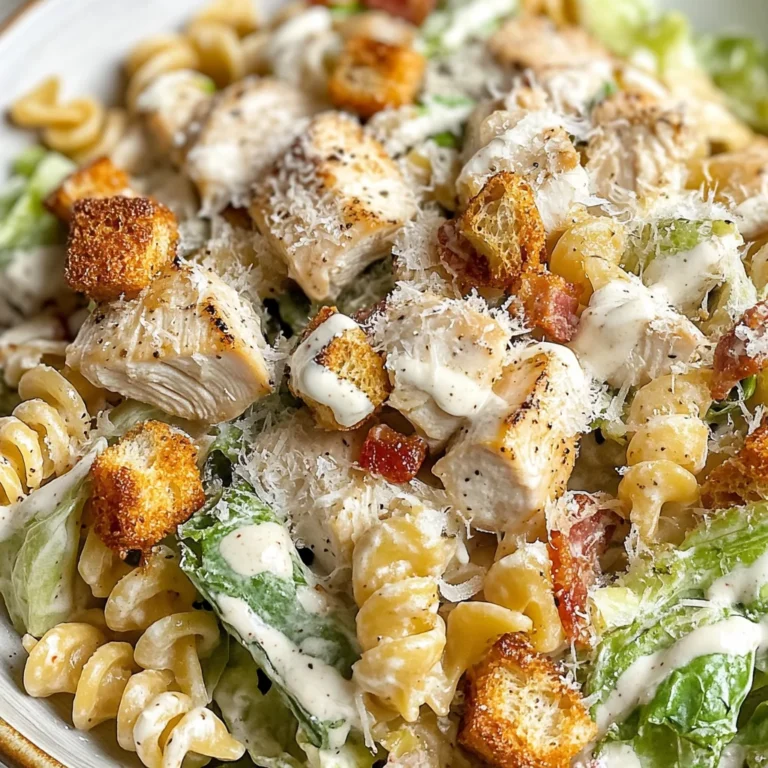 Chicken Caesar Pasta Salad