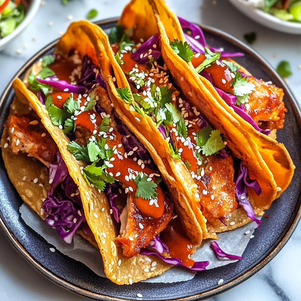 Chicken Wonton Tacos