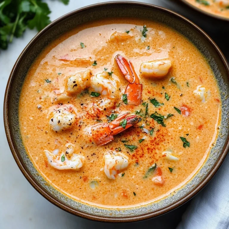 Crab and Shrimp Seafood Bisque