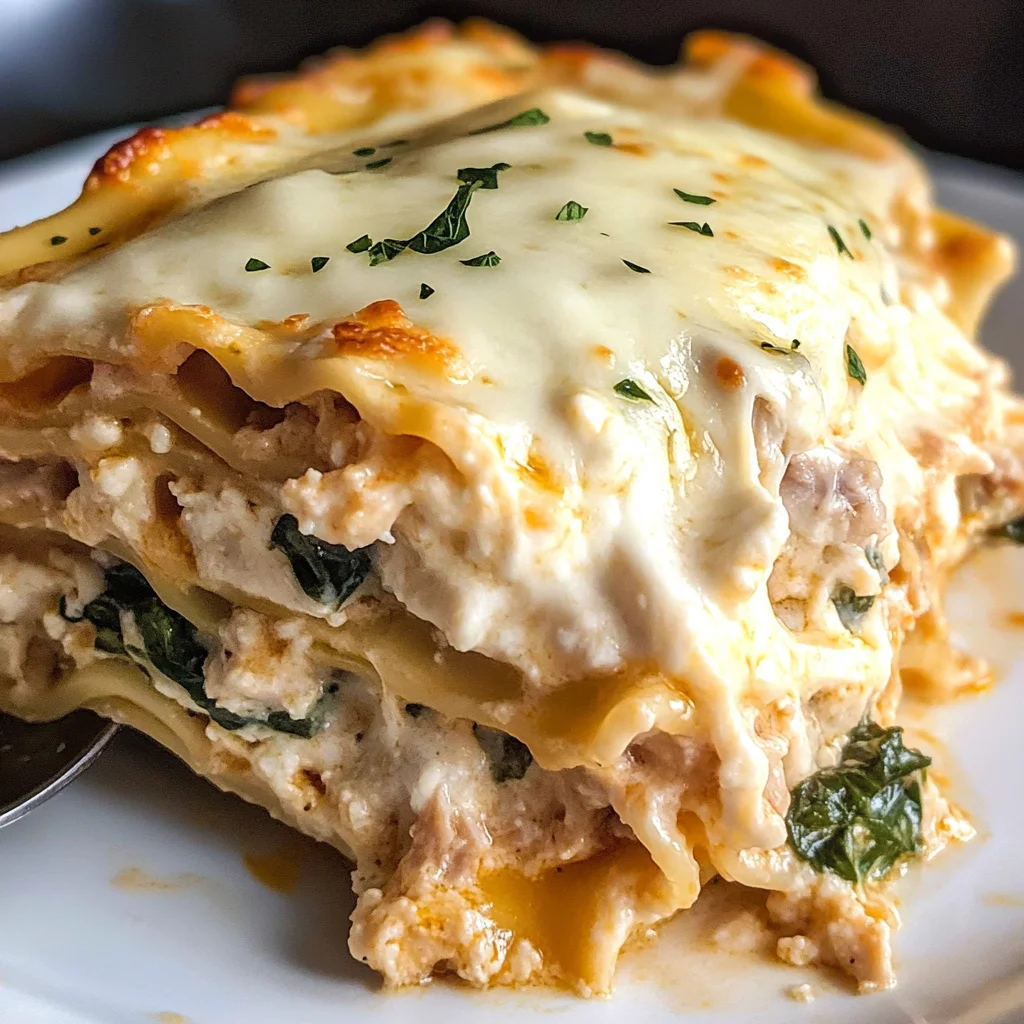 Crock Pot Chicken Lasagna