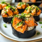 Easy Baked Salmon Sushi Cups (Viral Recipe)