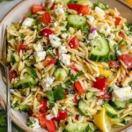 Easy Lemon Orzo Salad with Feta