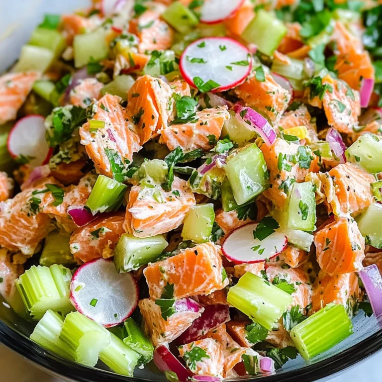 Flaky Salmon Salad