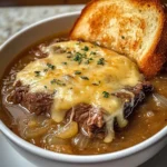 French Onion Beef Short Rib Soup