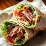 Gourmet BLT Wraps with Secret Sauce