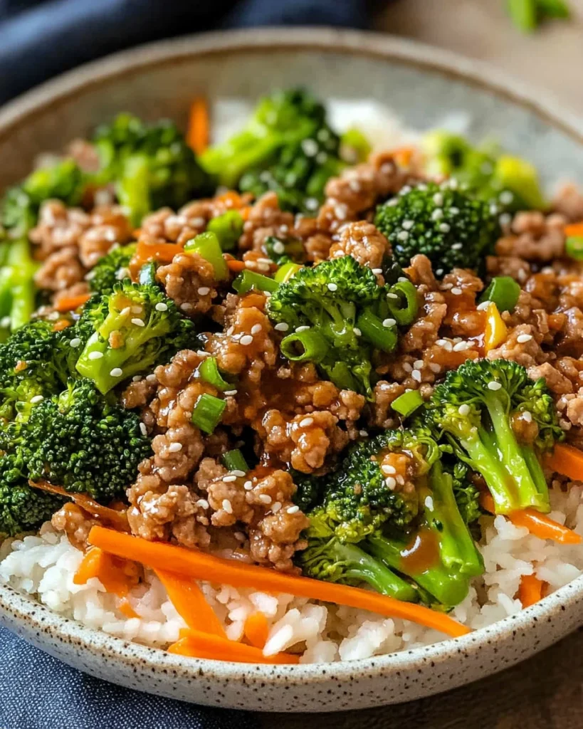 Ground Turkey Teriyaki Stir Fry