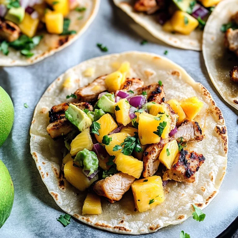 Hawaiian Huli Huli Chicken Tacos