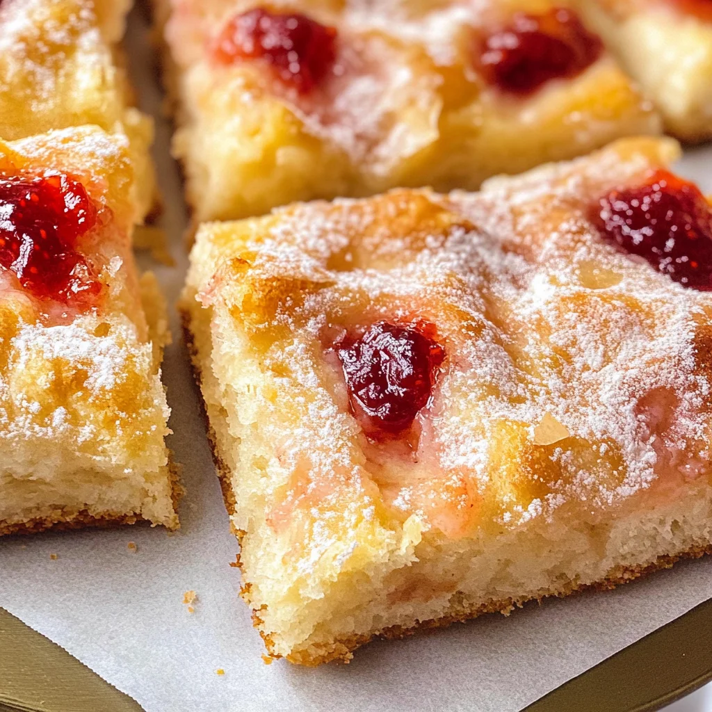 Homemade Jam Donut Focaccia