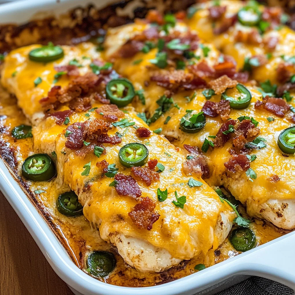 Jalapeño Chicken Popper Bake