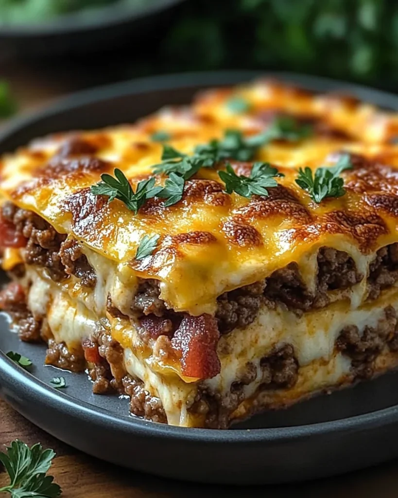 Low-Carb Bacon Cheeseburger Casserole: A Delicious and Easy Recipe for Keto Lovers