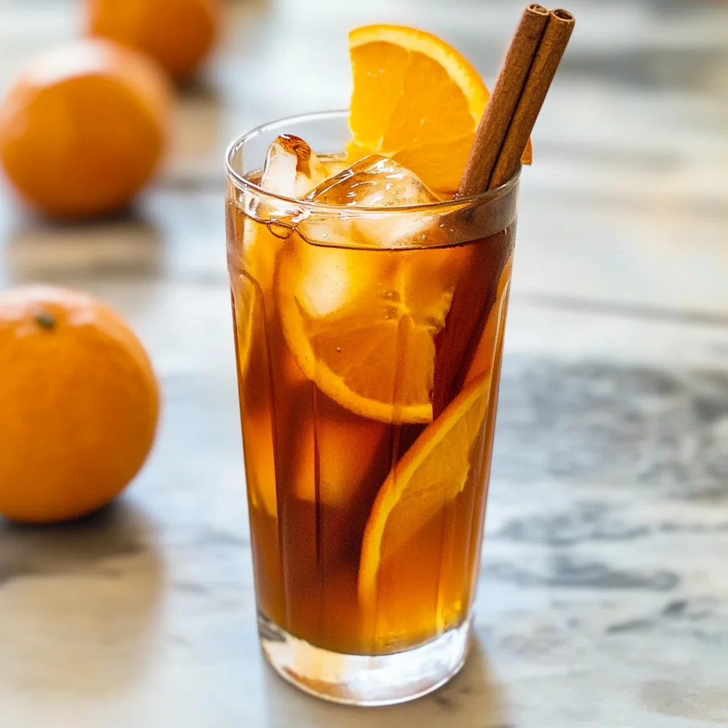 Orange Cinnamon Iced Tea