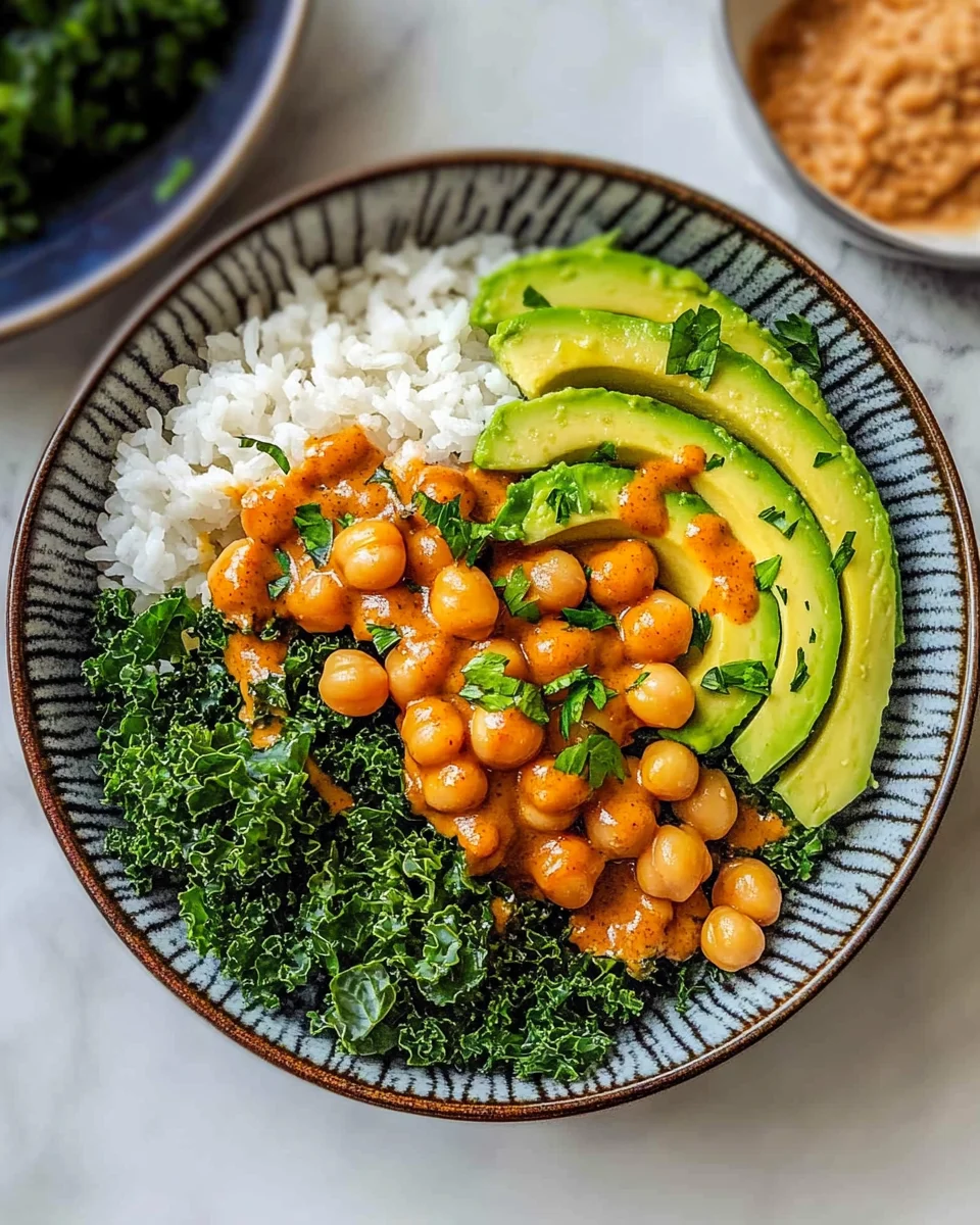 Peanut Chickpea Buddha Bowl