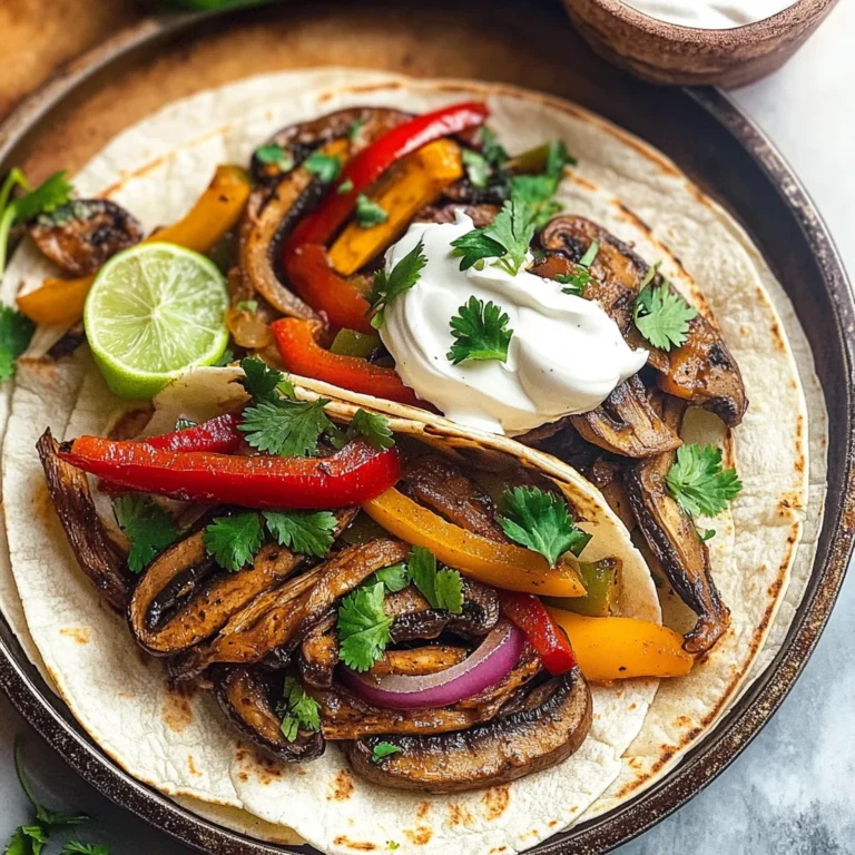 Portobello Vegan Fajitas