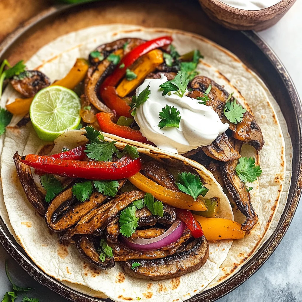Portobello Vegan Fajitas