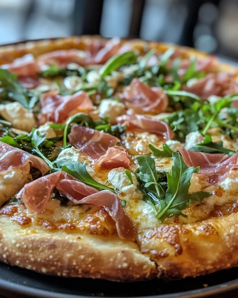 Prosciutto Ricotta Pizza