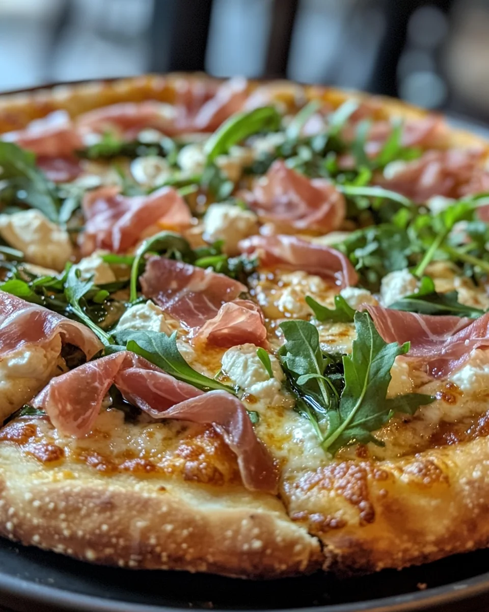 Prosciutto Ricotta Pizza