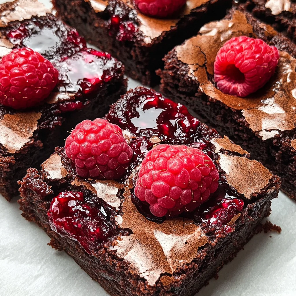 Raspberry Brownies