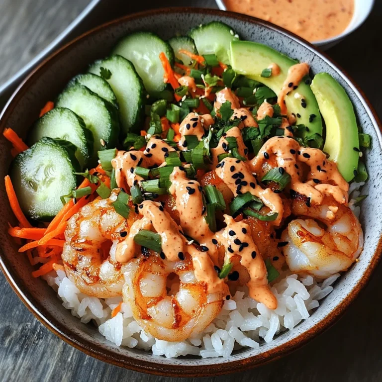 Shrimp Rice Bowls with Spicy Mayo