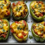 Skinny Bell Pepper Nacho Boats