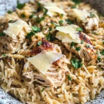 Slow Cooker Parmesan Herb Chicken & Orzo Recipe