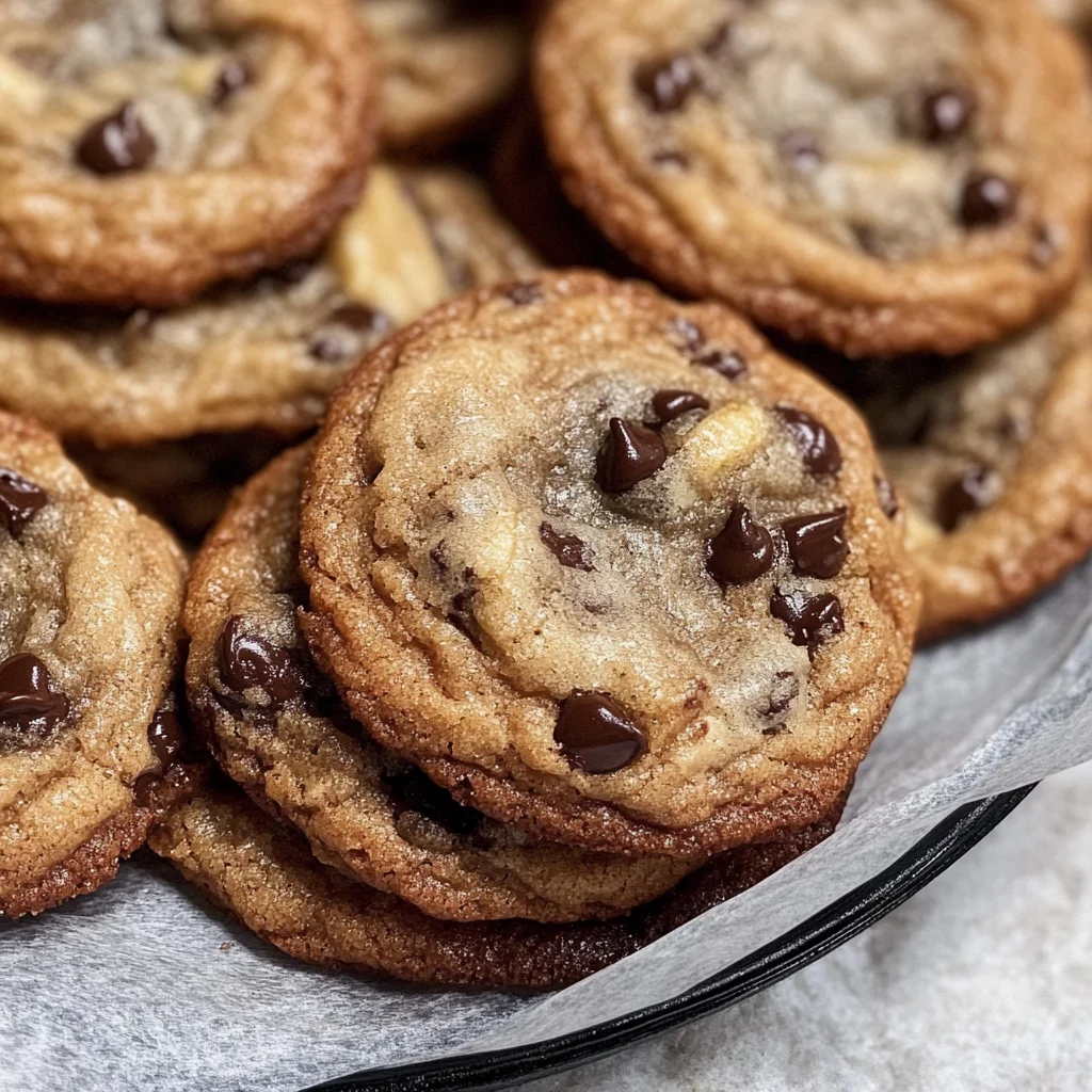 Soft and Chewy Banana Chocolate Chip Cookies