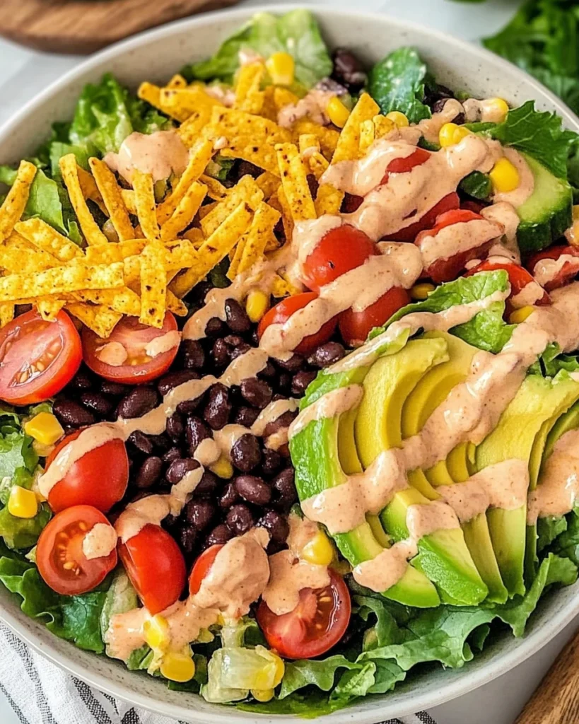 Southwest Salad with Chipotle Ranch