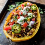 Southwest Taco Stuffed Spaghetti Squash